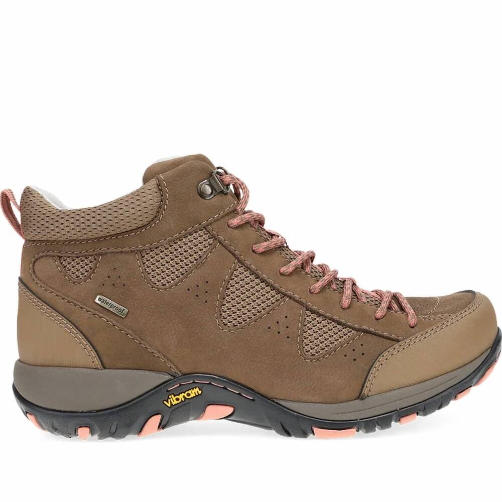 NEW DANSKO women's perrin boots in morel milled nubuck